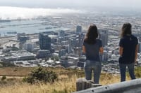 View of Simon's Town from the mountain.