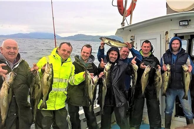 Deep sea fishing Donegal coast. Donegal. Private guided.  7