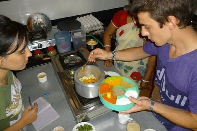 A Part of Cooking Class