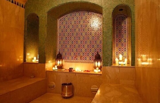 Marrakech Traditional bathroom and massage with hotel transfers