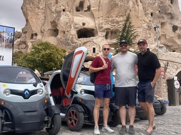Electric Car Adventure through Göreme's Scenic Landscapes