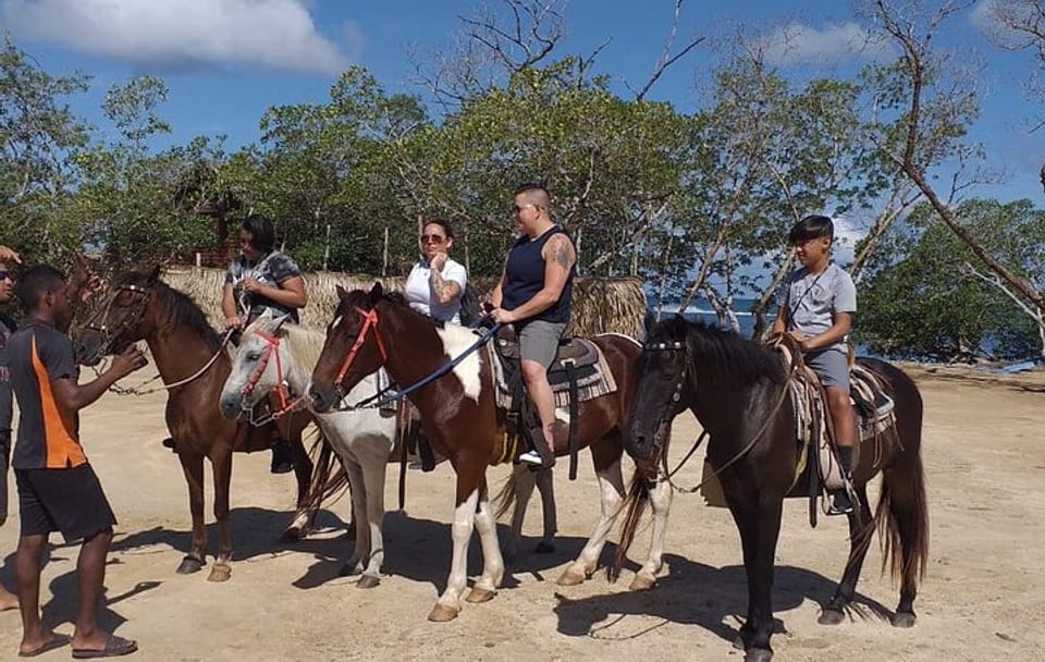 Roatan Horseback Riding and Private Day Pass at Brady’s Cay