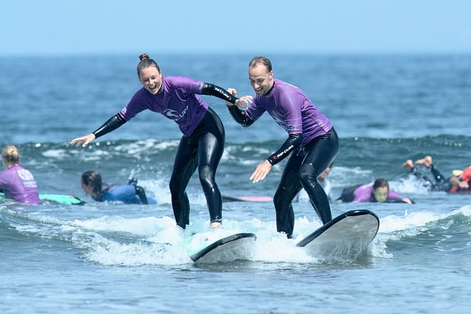 Clases de surf en la zona de Corralejo