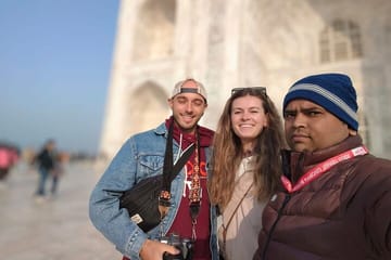 Agra Overnight Tour with Taj Mahal Sunrise and Sunset Views