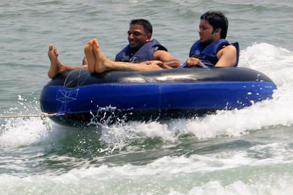 Private Tube Riding in Trincomalee Beach Sri Lanka