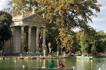 Baby Photography Session in Villa Borghese Gardens, Rome