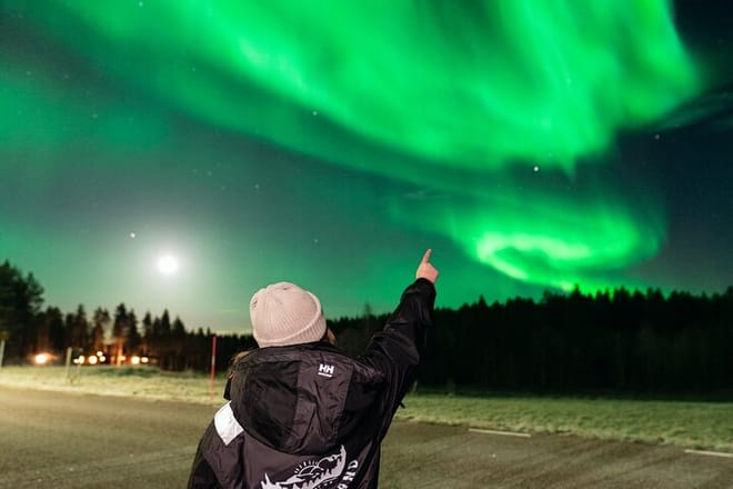 Rovaniemi: Northern Lights Group Tour - Guaranteed View 