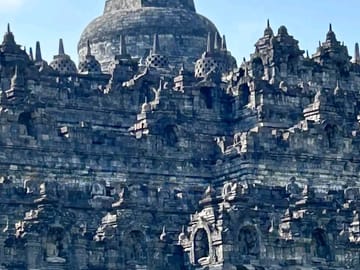 Borobudur Temple Art Painting Workshop with Local Artist