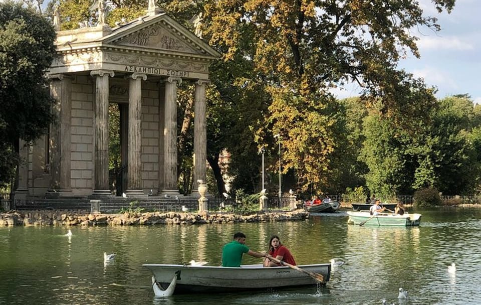 Professional Photoshoot at Villa Borghese Garden in Rome