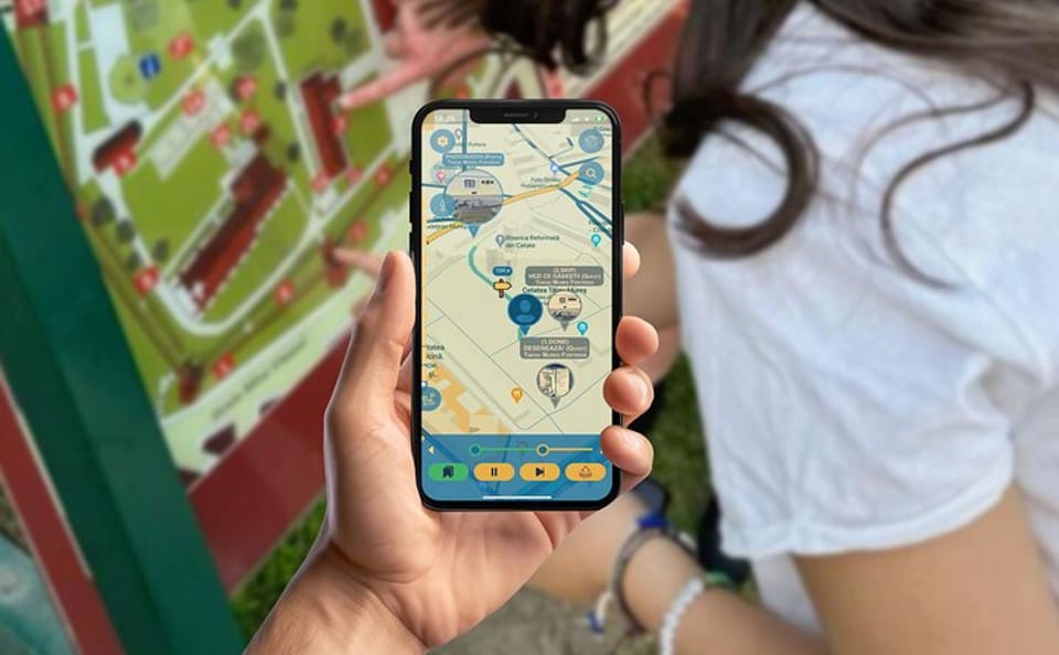 Self-Guided GPS Scavenger Hunt in Târgu Mureș, Romania
