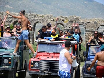 Jeep Safari and Green Lake Boat Trip from Side