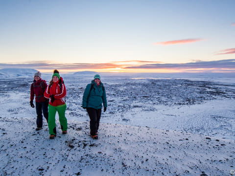 Mt. Hverfjall volcano sunrise Hike , photo 3