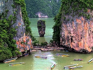 Delight in a tour that retraces the steps of the James Bond movie Man with a Golden Gun