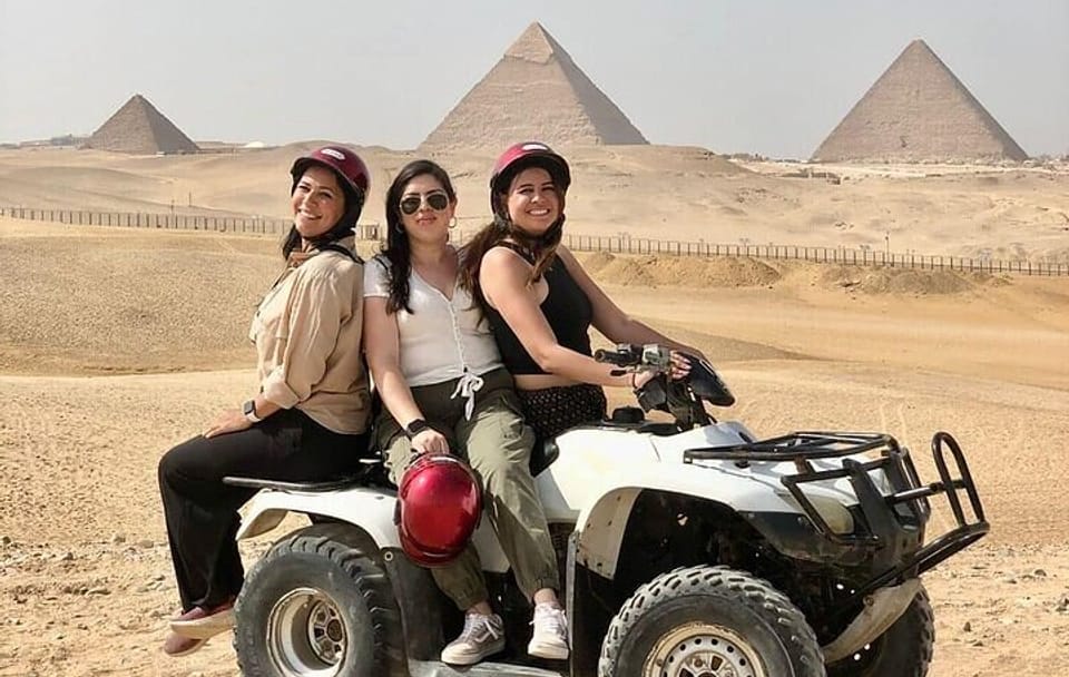 Private Tour Giza Pyramids & Sphinx & Camel Ride and Quad Bike
