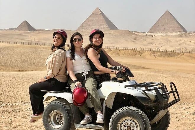 Private Tour Giza Pyramids & Sphinx & Camel Ride and Quad Bike