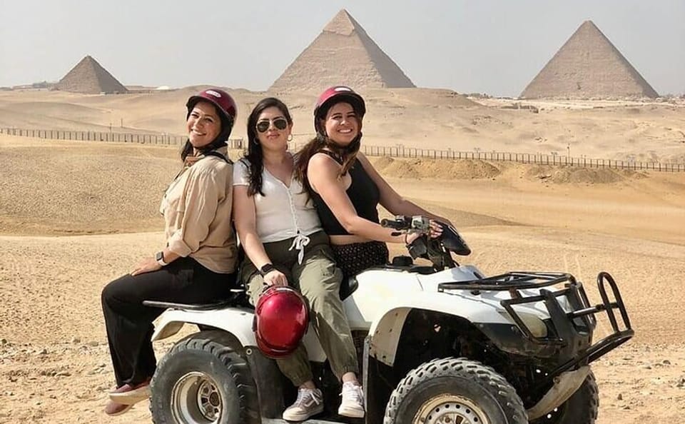 Private Giza Pyramids Tour with Camel and Quad Bike Ride