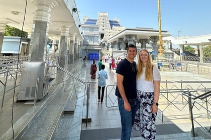 Bangalore to Kovalam South India Temple & Beach