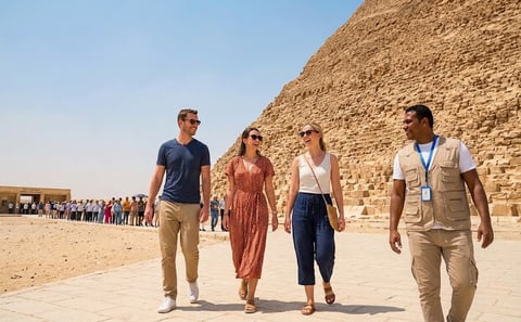 Skip the Line : Giza Pyramids Private Day Tour