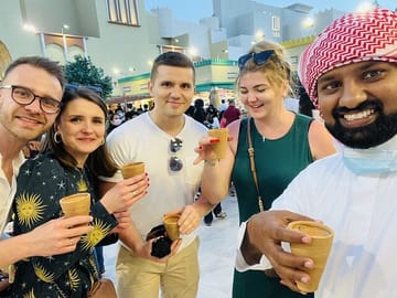 Local Food 6 Tastings Walking in Old Dubai Shopping Boat Ride