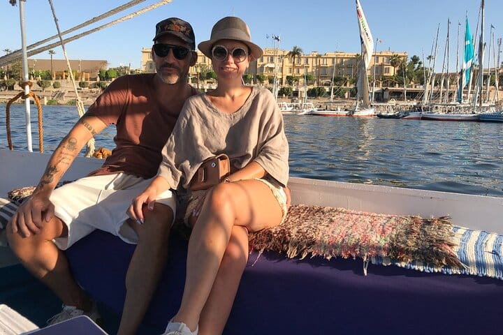 Private Felucca Trip to Banana Island & Private Transfer in Luxor