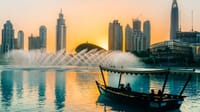 Abra Ride on Burj Lake