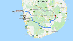 Colombo Airport (CMB) to Moneragala City Private Transfer