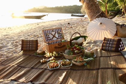 Gourmet Picnic on a Private Beach