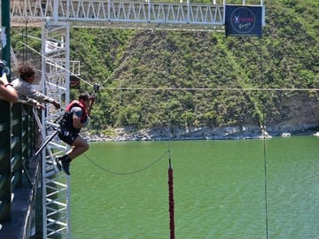 Bungee Jumping Adventure at Cabra Corral Dam, Salta