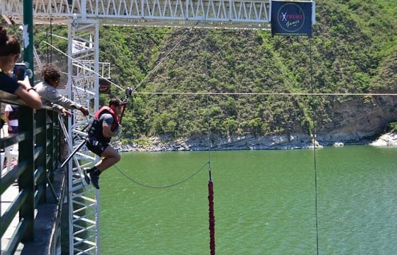 Bungee Jumping Adrenaline Experience on Cabra Corral Dam