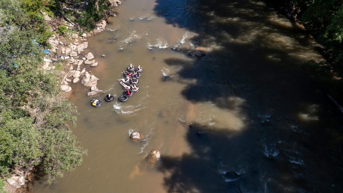 Chiang Mai Half-Day Adventure: River Tubing & Waterfall Slide