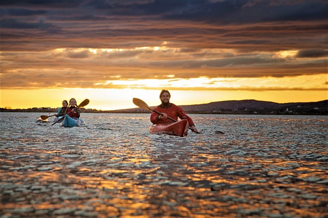 Sunset Coastal Kayaking and Island Hopping. Galway. Guided. 2