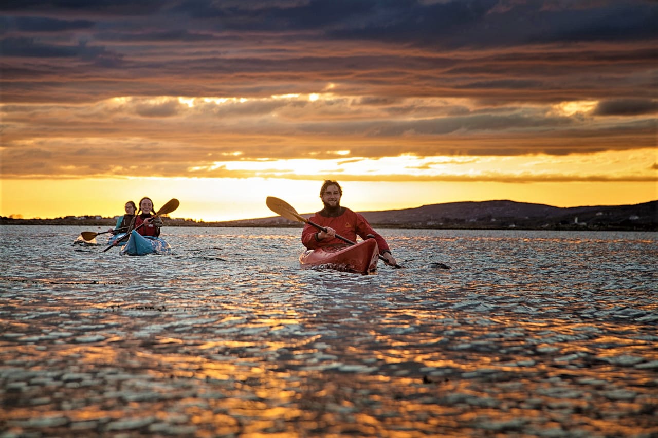 Sunset Coastal Kayaking and Island Hopping. Galway. Guided. 2