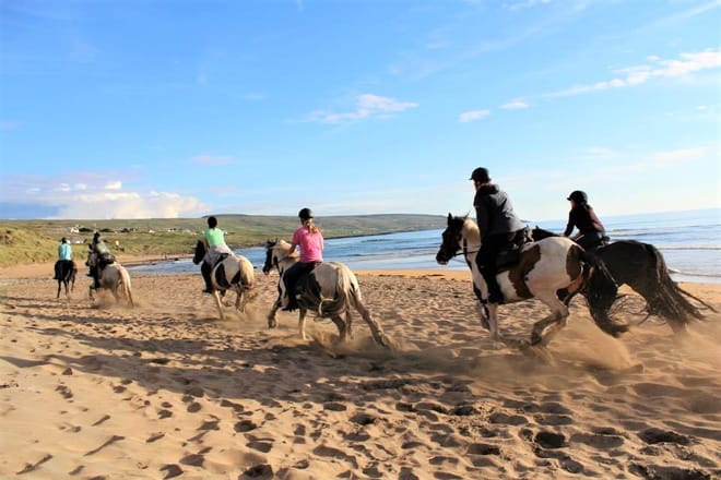 Horse riding in the Burren. Clare. Guided. 3 hours 9