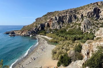 Private Tour of Preveli Beach and Kourtaliotiko Gorge, Crete