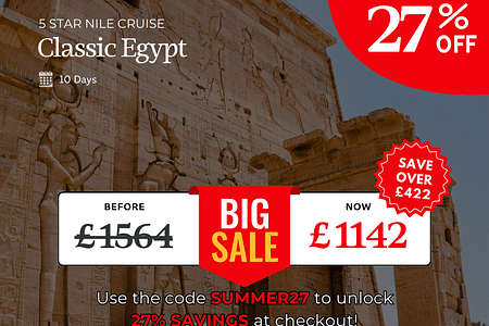 Classic Egypt Nile Cruise: Explore Ancient Wonders & Iconic Landmarks