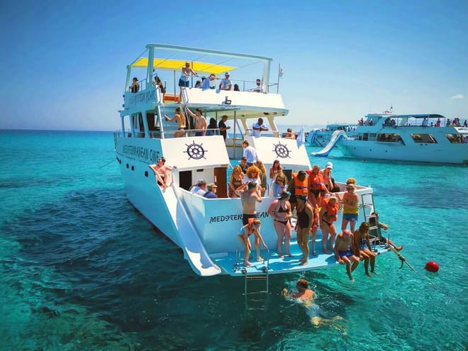 Paphos: Blue Lagoon Boat Adventure with Bus Transfer 3