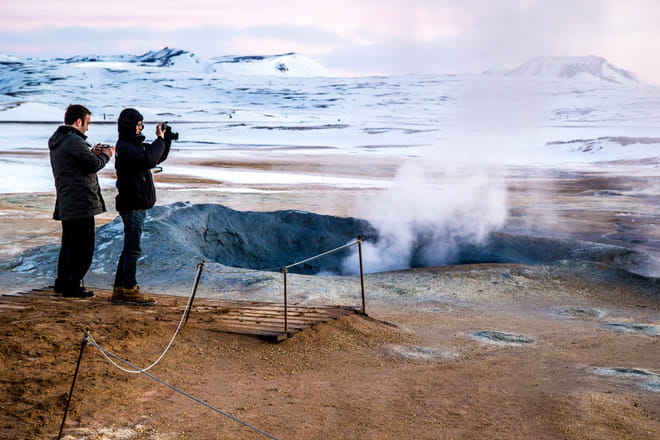 Lake Mývatn & Goðafoss Waterfall Tour - Winter photo 3