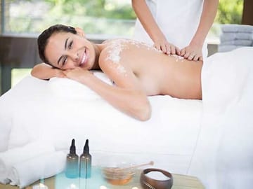 Enjoy a deep-cleansing Turkish bath for silky smooth skin.
