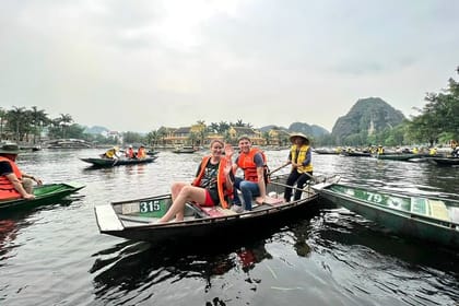 Hoa Lu Tam Coc Mua Cave Full Day Tour From Hanoi via Boat & Bike