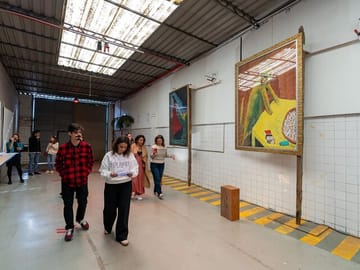 Lisbon Lunch with Local Artists in a Creative Studio