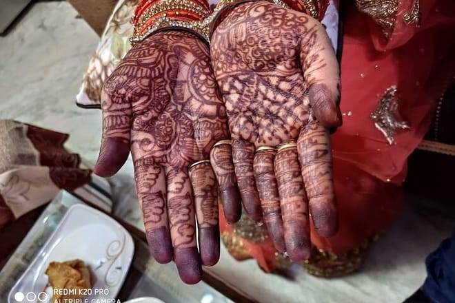 Henna on Hands