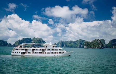 Athena Luxury Cruise in Halong Bay with Meals,Balcony Room & Cave