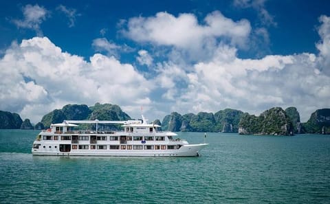 Athena Luxury Cruise in Halong Bay with Meals,Balcony Room & Cave