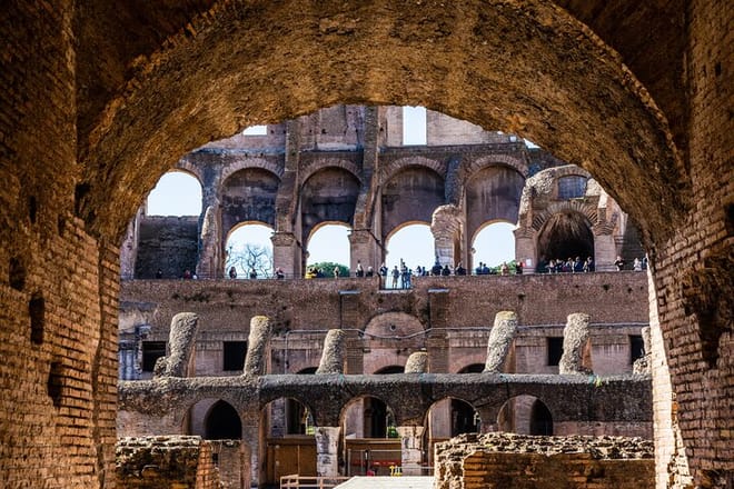 Inside view of Colosseum