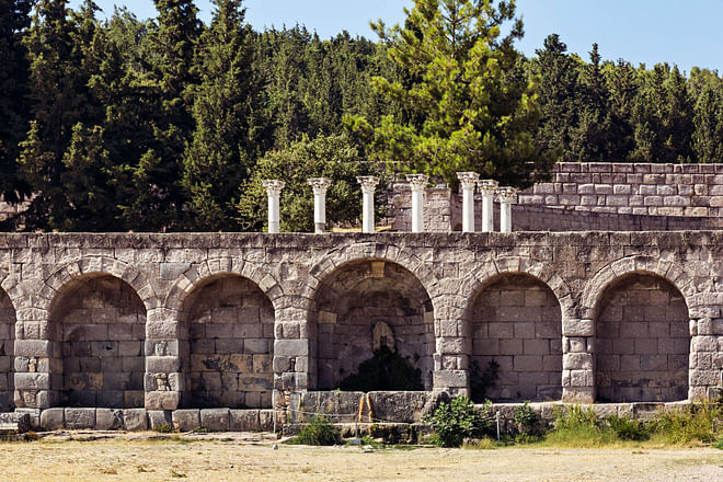 Ruines d'Asklepieion, île de Kos, Grèce