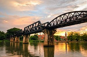 Floating Market & Bridge on the River Kwai Combo