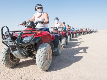 5-Hour Quad Bike Safari: Camel Ride, BBQ Dinner & Live Show