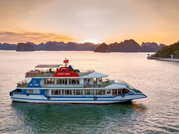 Cozy 5 Star Luxury Halong Day Cruise from Tuan Chau Harbor
