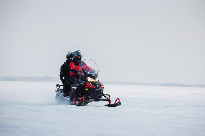 Ice Fishing and Snowmobile Safari Combo in Lapland 5