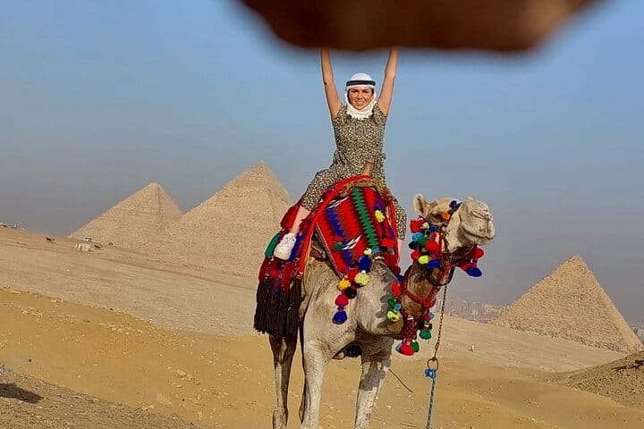 Hurghada to Cairo Private Tour Pyramids Grand Museum Camel Ride